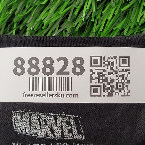 Marvel-Universe Deadpool Party Shirt L/XL 23x26 Crop Black - Picture 15 of 15